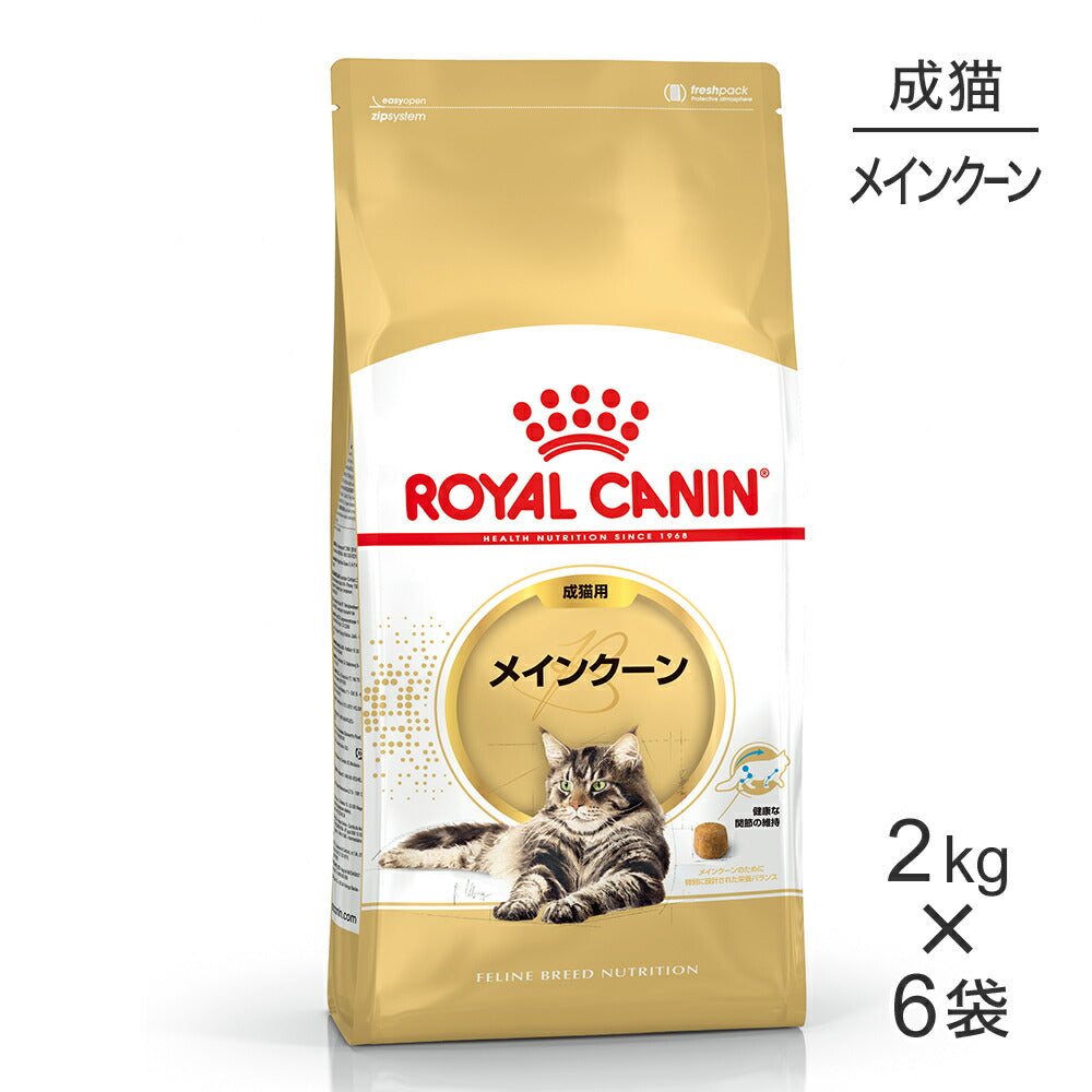 【2kg×6袋】ロイヤルカナン FBN メインクーン 成猫用 生後15ヵ月齢から12歳まで (猫・キャット)[正規品]