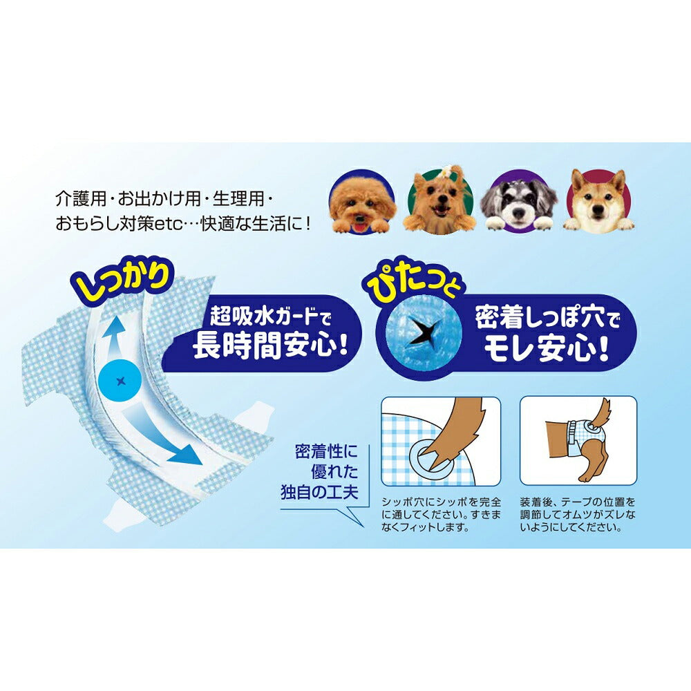 【28枚×8袋】コーチョー ネオ・オムツ M (犬・ドッグ)