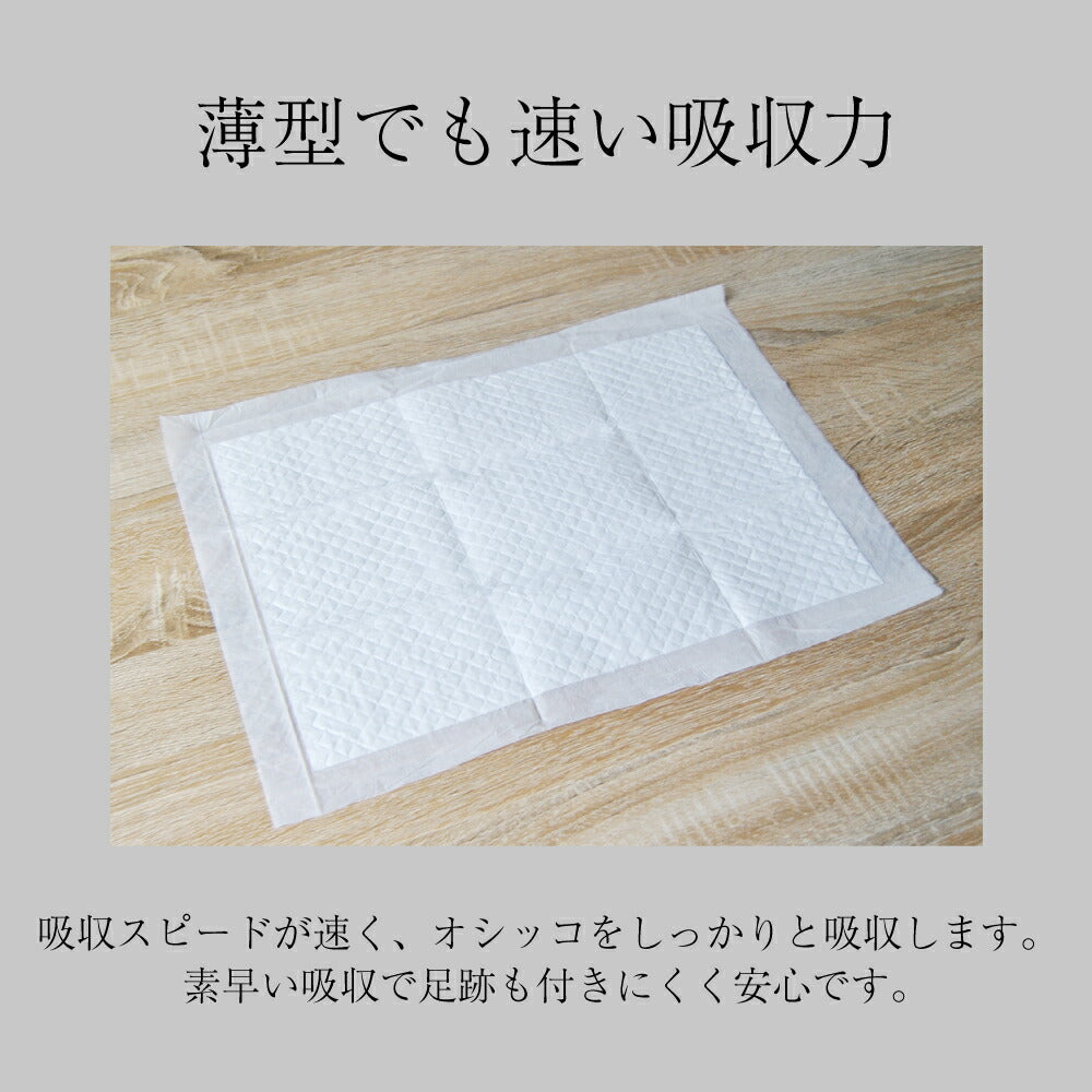 【200枚×4袋】GRAN PETS ペットシーツ レギュラー 薄型 800枚 (犬・ドッグ)