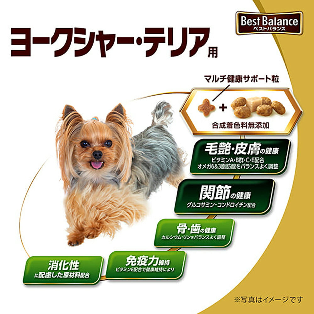 【1.8kg×4袋】ユニ・チャーム ベストバランス カリカリ仕立て ヨークシャー・テリア用 成犬用 (犬・ドッグ)