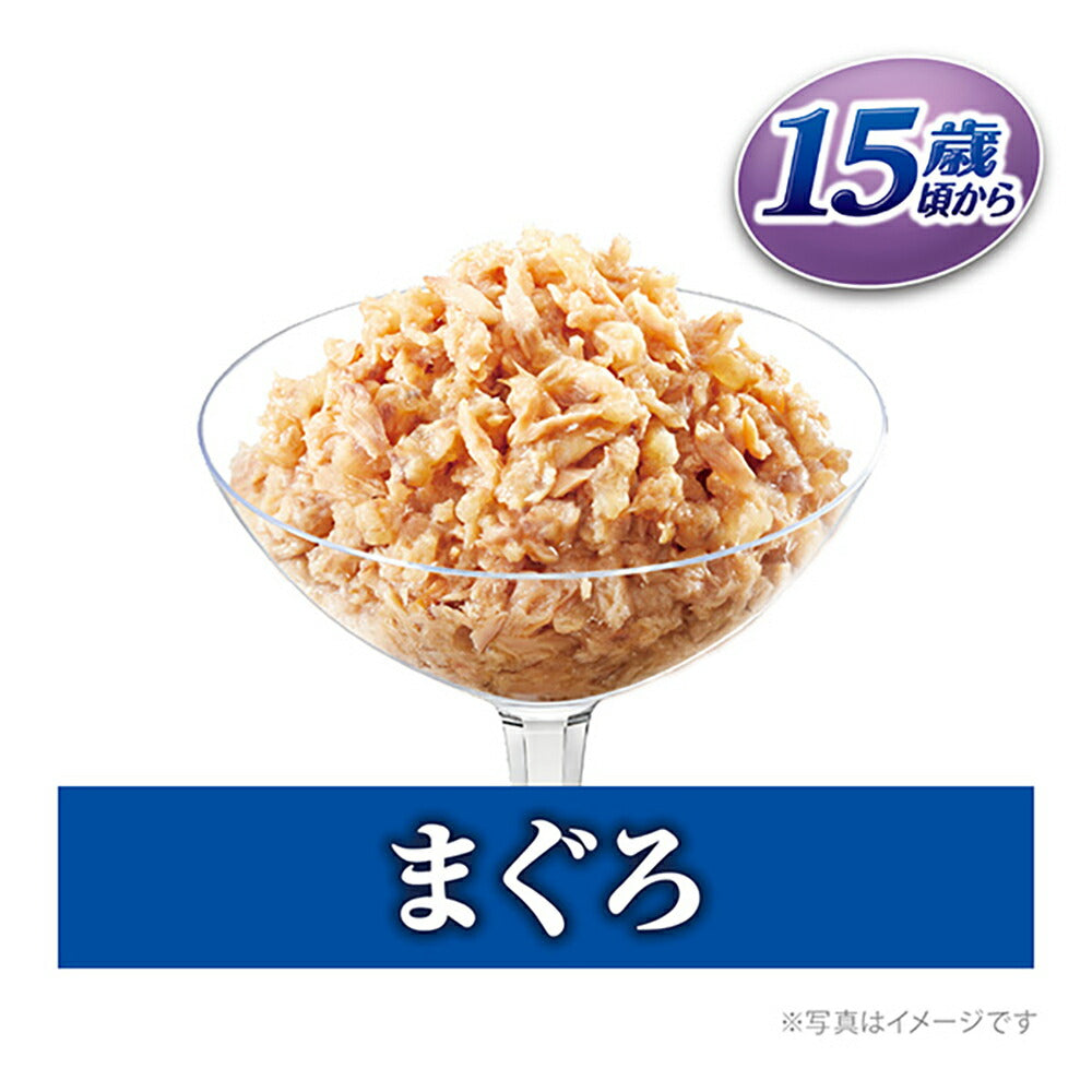 【60g×4個×30袋】ユニ・チャーム 銀のスプーン パウチ 15歳頃から 2種のアソート まぐろ＆まぐろ・かつおにささみ入り ウェット (猫・キャット)