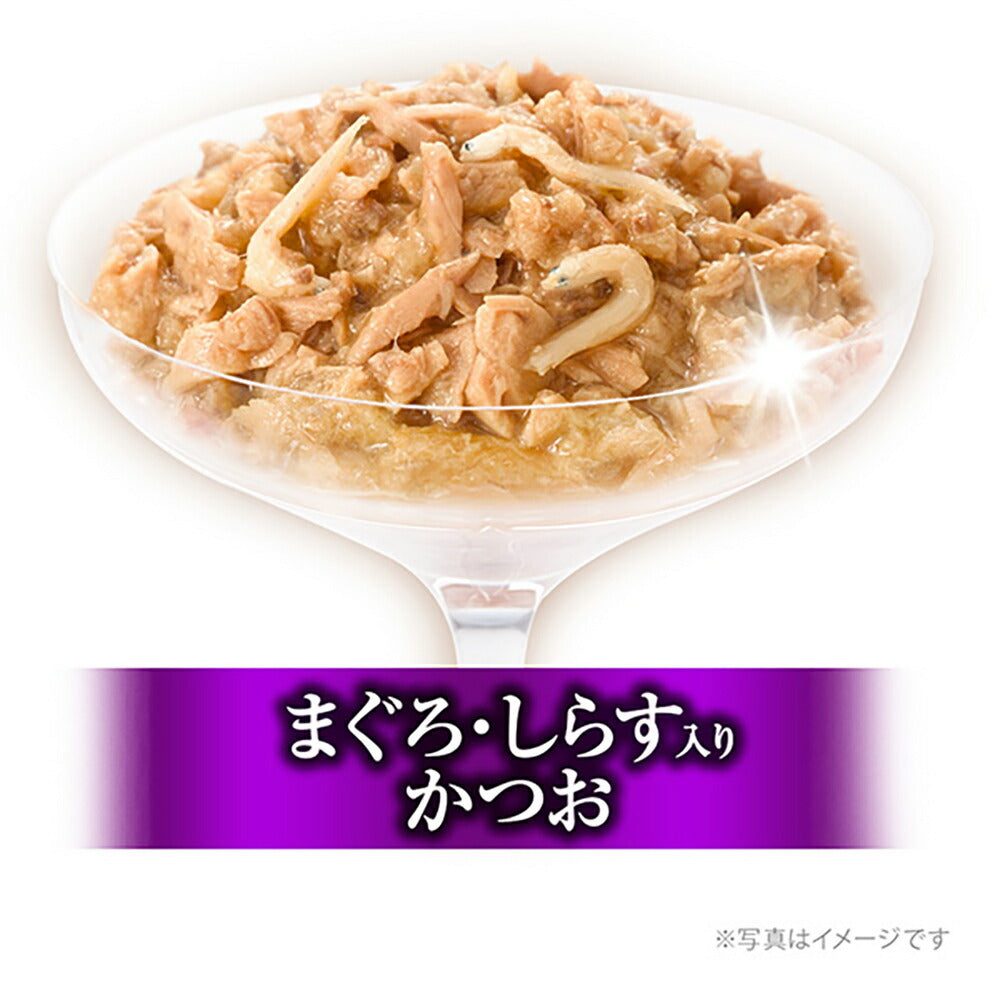 【35g×160袋】ユニ・チャーム 銀のスプーン 三ツ星グルメ パウチ フレーク 成猫用 まぐろ・しらす入りかつお ウェット (猫・キャット)