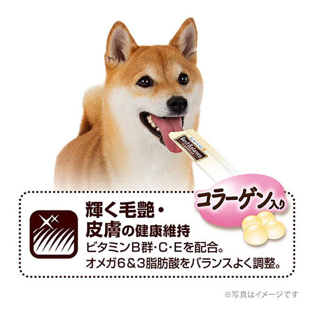【15g×4本×48袋】ユニ・チャーム ベストバランス おやつ 柴犬用 鶏ささみ コラーゲン入り (犬・ドッグ)