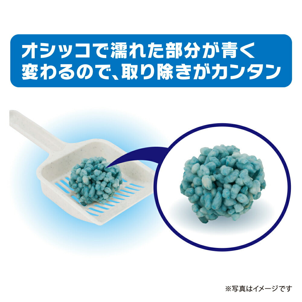 【5L×6袋】ユニ・チャーム デオサンド 香りで消臭する紙砂 ナチュラルソ－プの香り 猫砂 (猫・キャット)