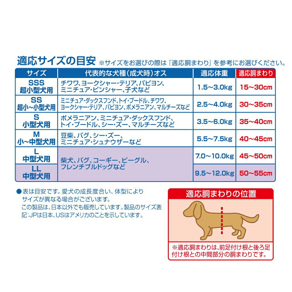 【32枚×4袋】ユニ・チャーム マナーウェア 男の子用 LLサイズ 中型犬用 おむつ (犬・ドッグ)