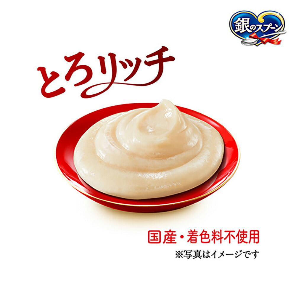 【メール便】【6g×18本×2袋】ユニ・チャーム 銀のスプーン おやつ にっぽんSelect とろリッチ 毛玉ケア 3種の魚介鶏ささみ味アソート 成猫用 (猫・キャット)