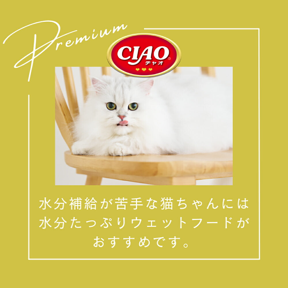 【40g×16袋】いなば CIAO パウチ 乳酸菌入りささみ かつお節味 ウェット (猫・キャット)
