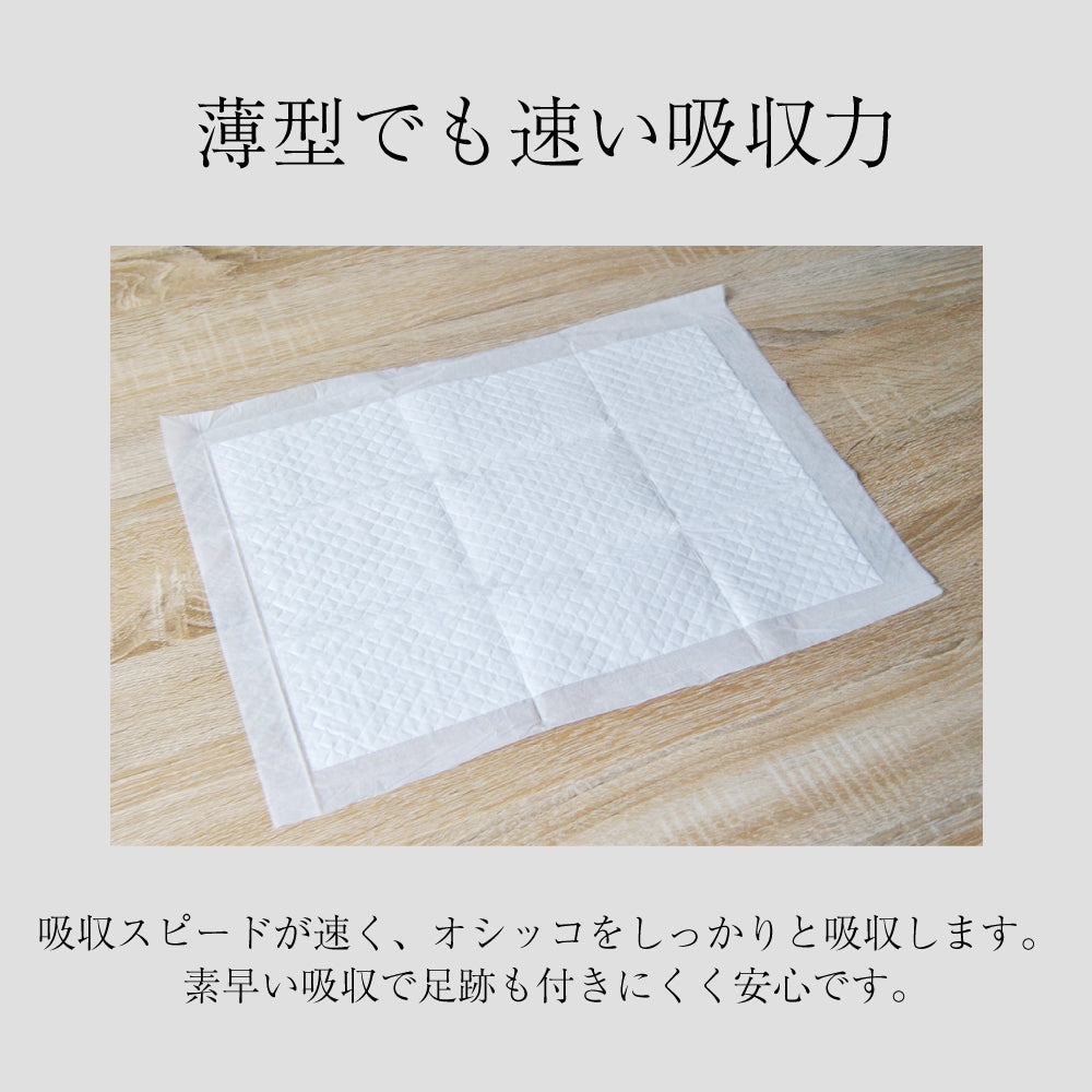【200枚×4袋】GRAN PETS グランペッツ ペットシーツ レギュラー 薄型消臭 800枚 (犬・ドッグ)