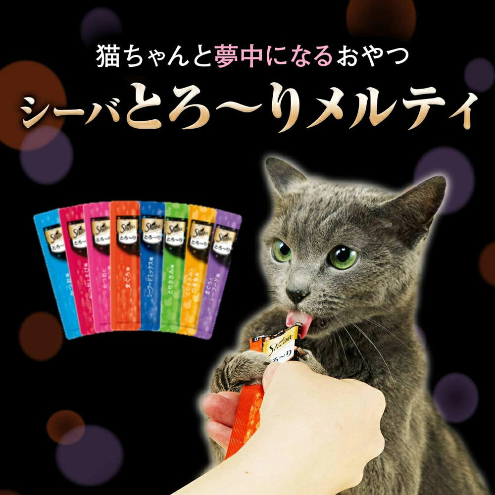 シーバ とろ～り メルティ とりささみ＆お魚味セレクション 12g×40P (猫・キャット)