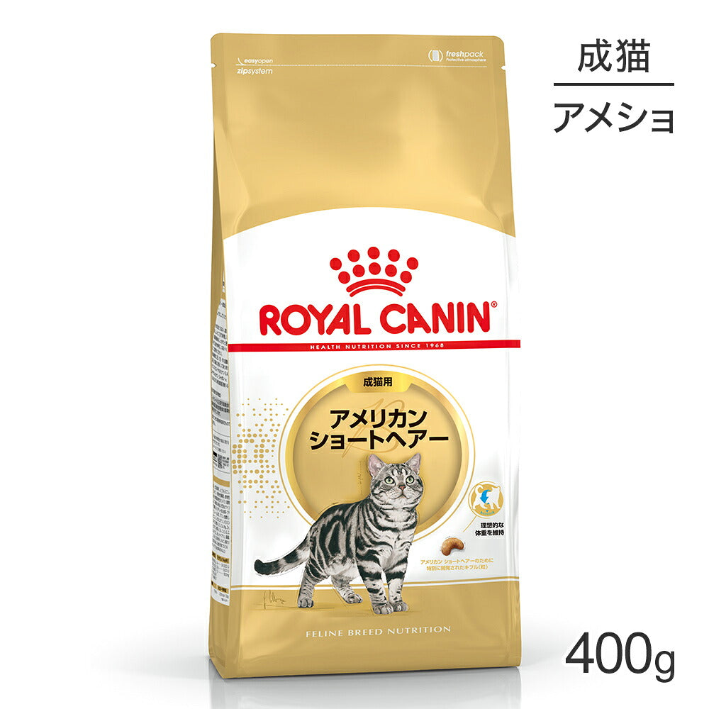 ロイヤルカナン FBN アメリカン ショートヘアー 成猫用 生後12ヵ月齢から12歳まで 400g (猫・キャット)[正規品]
