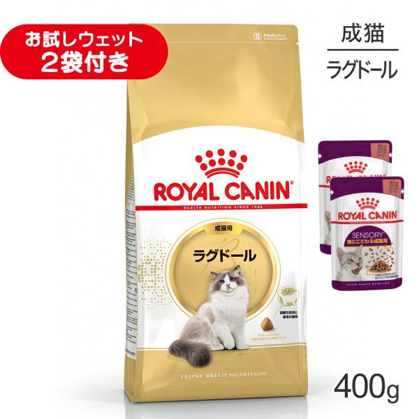 ロイヤルカナン FBN ラグドール 成猫用 生後12ヵ月齢から12歳まで 400g (猫・キャット)[正規品]