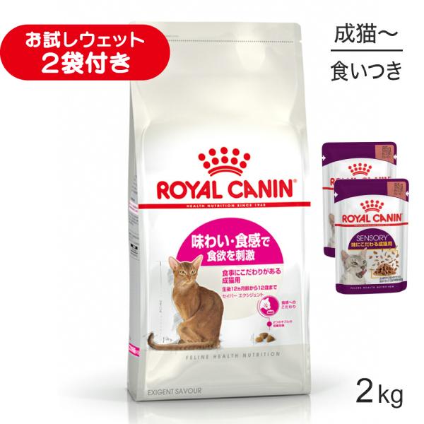 ロイヤルカナン FHN セイバー エクシジェント 食事にこだわりがある成猫用 生後12ヵ月齢から12歳まで 2kg (猫・キャット)[正規品]