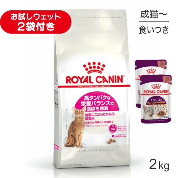 ロイヤルカナン FHN プロテイン エクシジェント 食事にこだわりがある成猫用 生後12ヵ月齢から12歳まで 2kg (猫・キャット)[正規品]