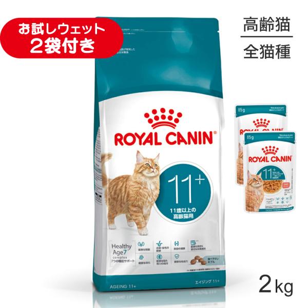 ロイヤルカナン FHN エイジング 11+ 高齢猫用 11歳 2kg (猫・キャット)[正規品]