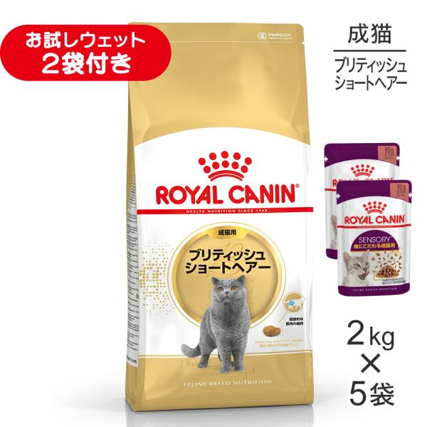 【2kg×5袋】ロイヤルカナン FBN ブリティッシュ ショートヘアー 成猫用 生後12ヵ月齢から12歳まで (猫・キャット)[正規品]