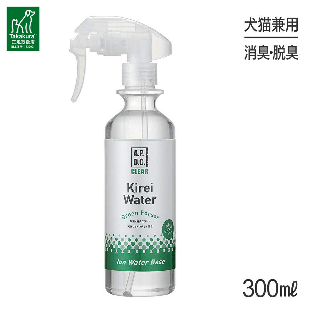 たかくら新産業 APDCクリア キレイウォーター グリーンフォレスト 300ml (犬猫兼用)