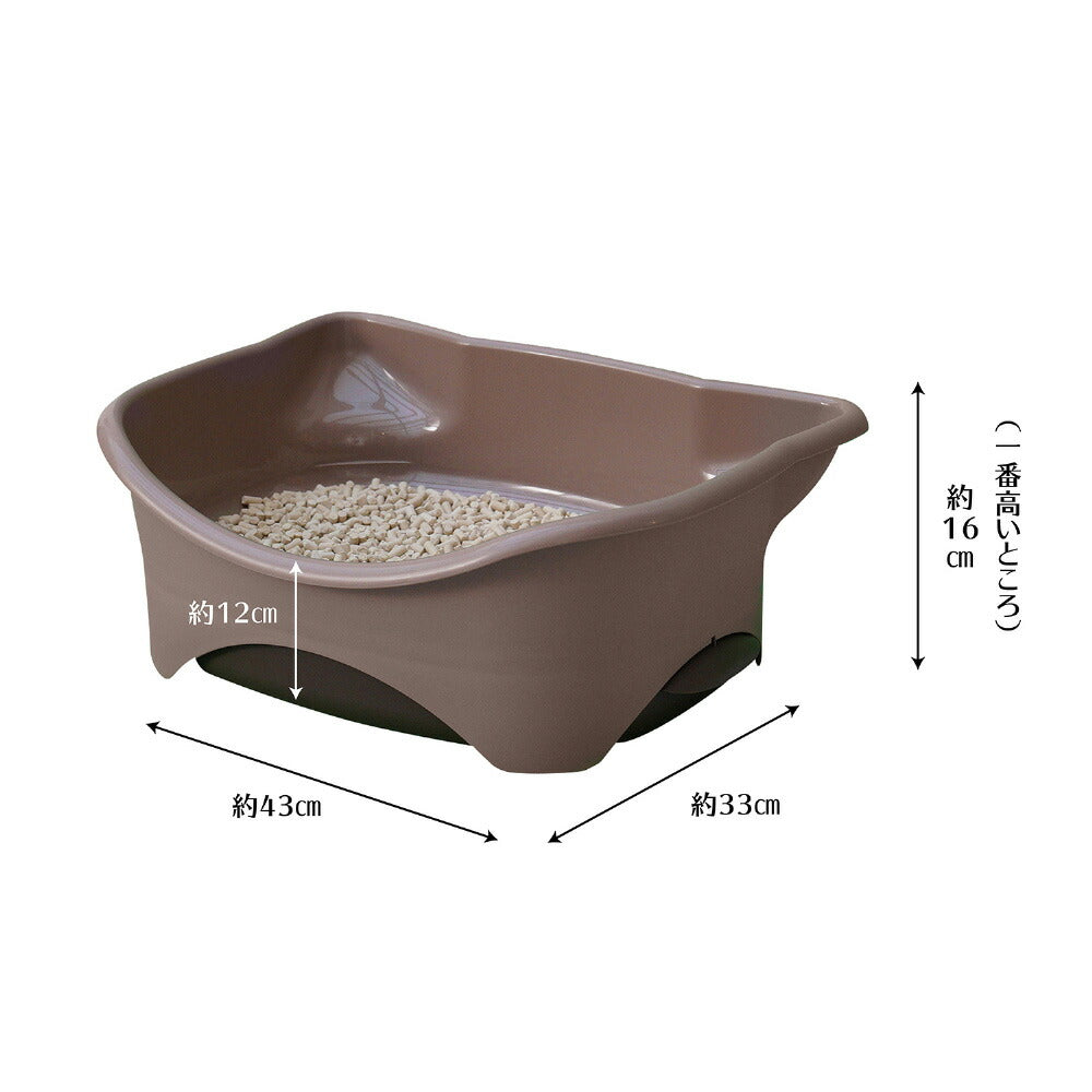 ユニ・チャーム デオトイレ 子猫～5kgの成猫用 本体セット ツートンブラウン (猫・キャット)