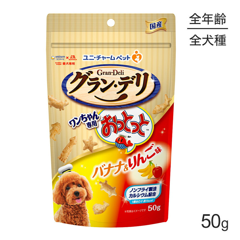 ユニ・チャーム グラン・デリ ワンちゃん専用おっとっと バナナ＆りんご味 50g (犬・ドッグ)