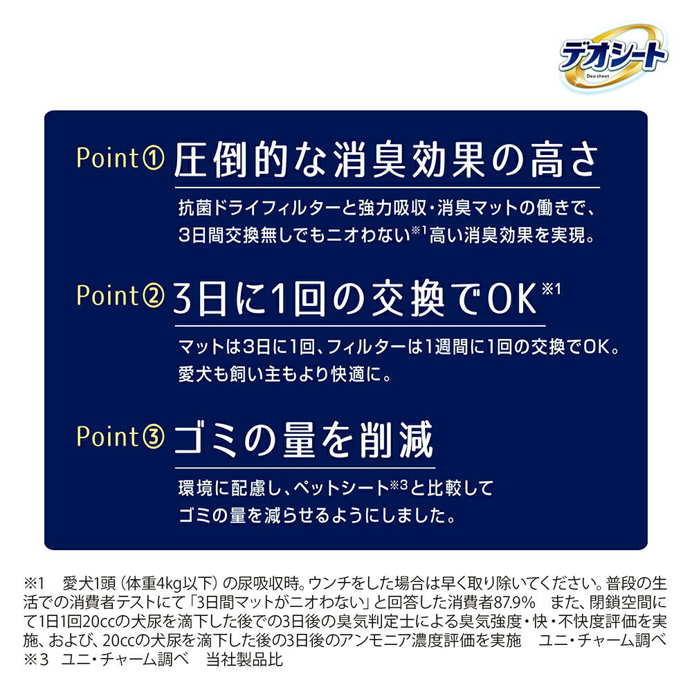ユニ・チャーム デオシート 消臭ラボ トイレシステム 本体セット レギュラー (犬・ドッグ)