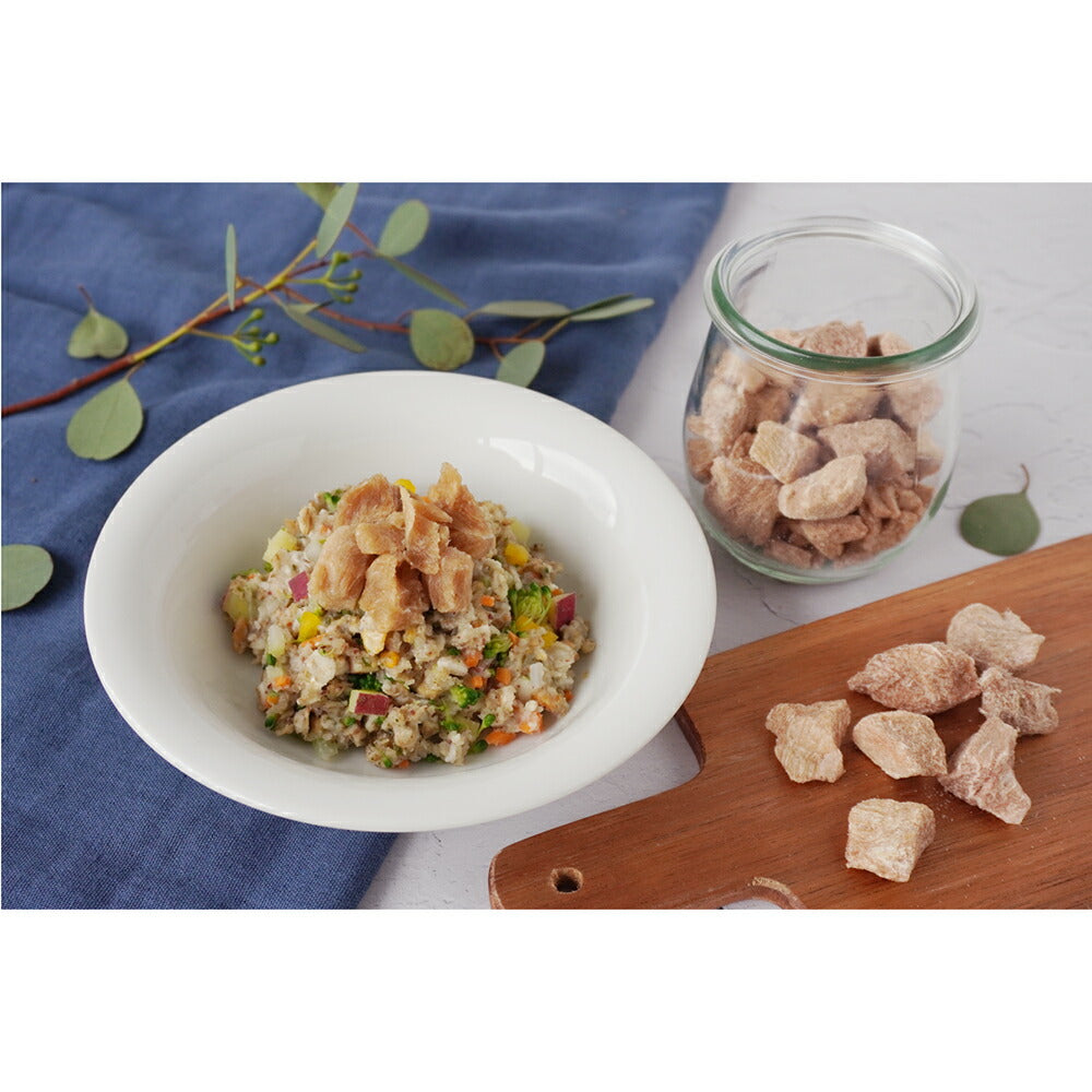 ホワイトフォックス 石見ポークのフリーズドライ 無添加 120g (犬猫兼用) white fox