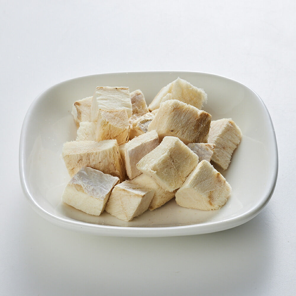 ホワイトフォックス 北海道産真鱈のフリーズドライ ダイス 無添加 90g (犬猫兼用) white fox