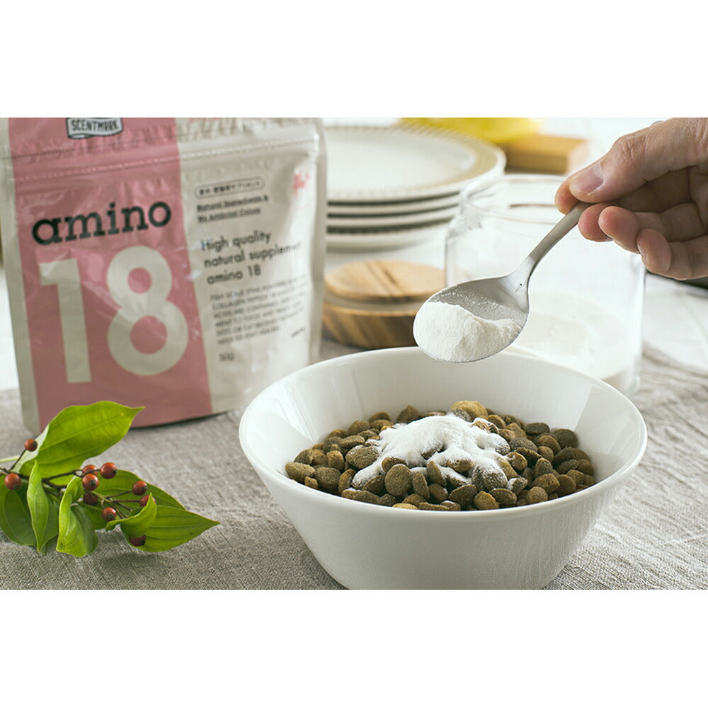 ホワイトフォックス サプリメント amino18 アミノ18 業務用 1kg (犬猫兼用) white fox
